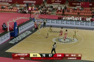 张淳智单手大帽对手扣篮！！！但这导播镜头有点迷啊